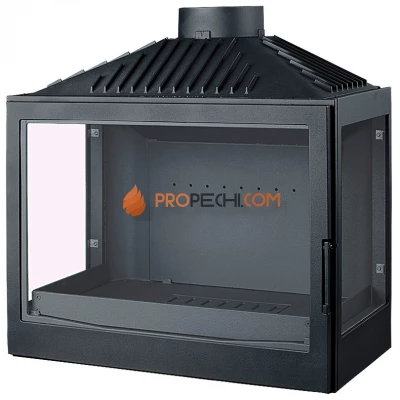 Каминная топка Liseo Castiron LCI 007 GFLR два боковых стекла