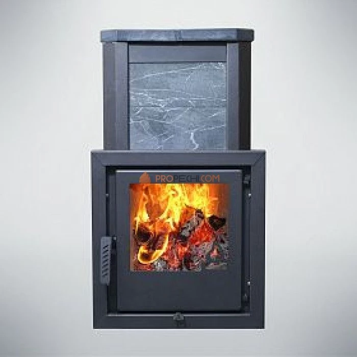 Дровяная печь для бани Варвара Сказка Талькохлорит (до 24 куб.м)