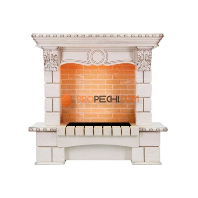 Портал Dimplex Pierre Luxe угловой - Слоновая кость / Шампань