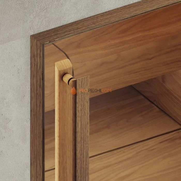 Дверь для хамама DoorWood АРТ Wood 3 Бронза, 2000x900 мм