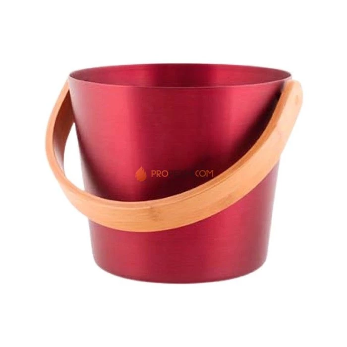 Ведро алюминевое с бамбуковой ручкой Rento Tammer-Tukku, клюква