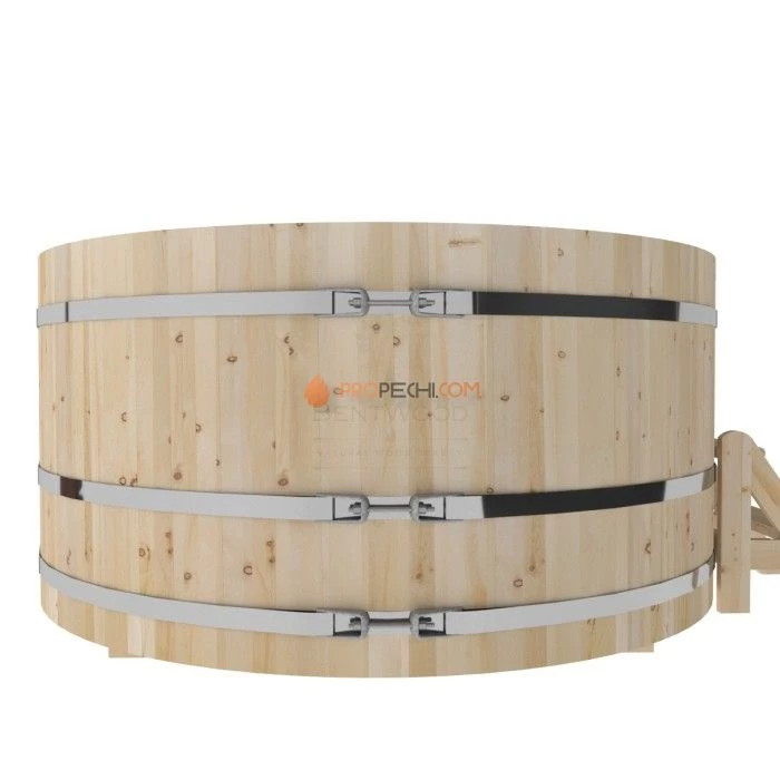 Фурако BentWood из кедра D=2.1 с наружной печкой стандарт