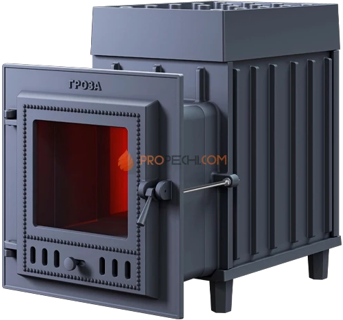 Чугунная банная печь Гроза 24М
