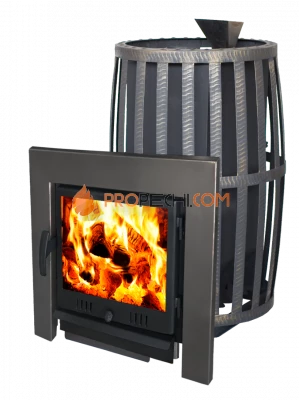 Банная печь Березка 35 Флагман ЗК Сетка
