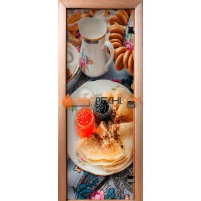 Дверь для бани DoorWood Фотопечать А059, 1800x600 мм