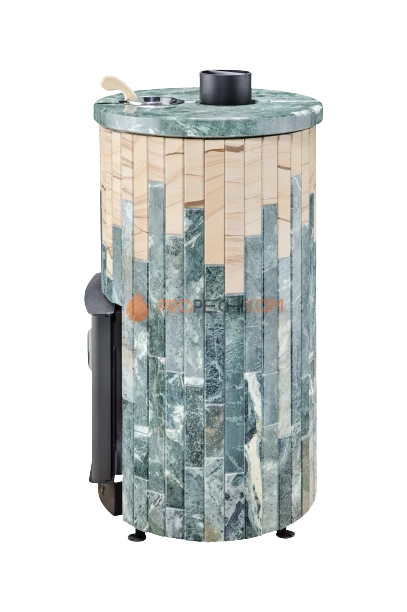 Банная печь Ферингер Уют-18 ПФ Змеевик + "Окаменевшее  дерево"