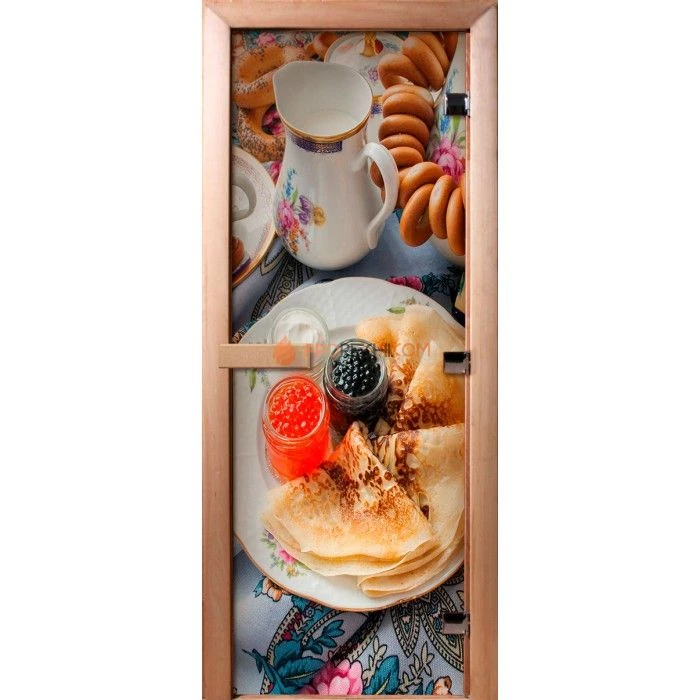 Дверь для бани DoorWood Фотопечать А059, 1800x600 мм