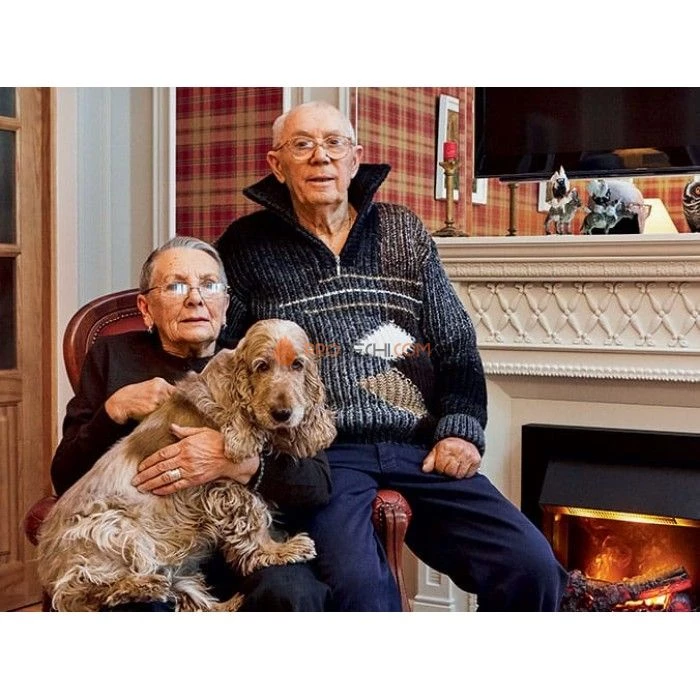 Электрокамин Dimplex Alexandria - Махагон коричневый антик с очагом Cavendish