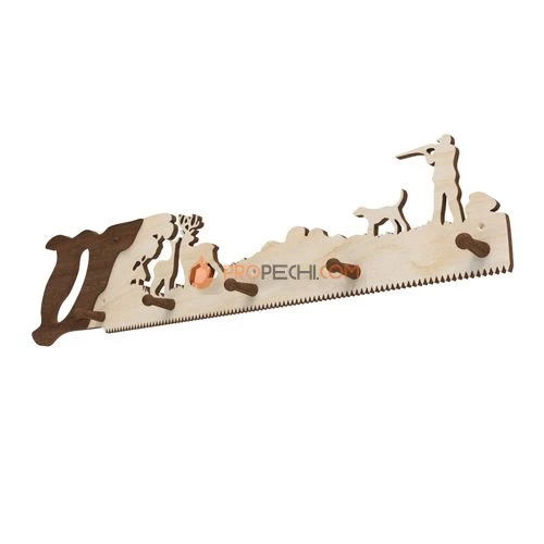 Вешалка 5 крючков Пила Охота