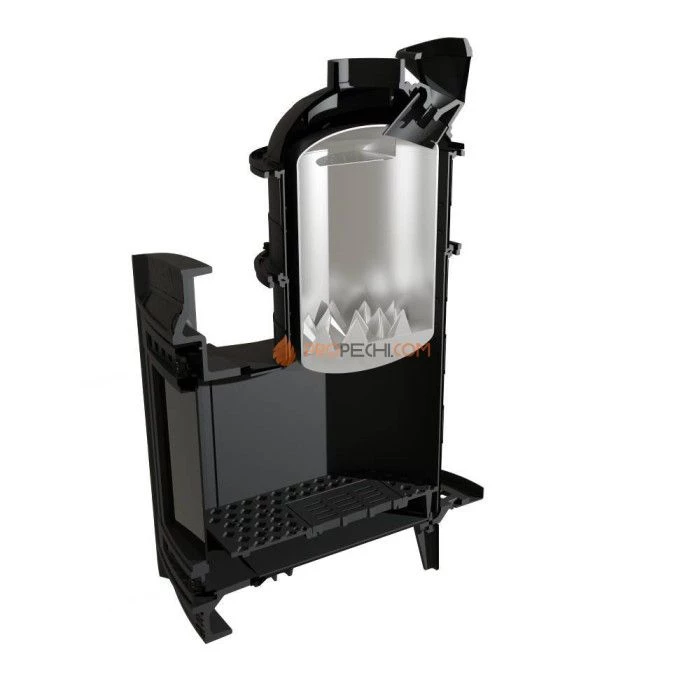 Чугунная печь для бани Атмосфера XL+ КТТ в облицовке Талькохлорит