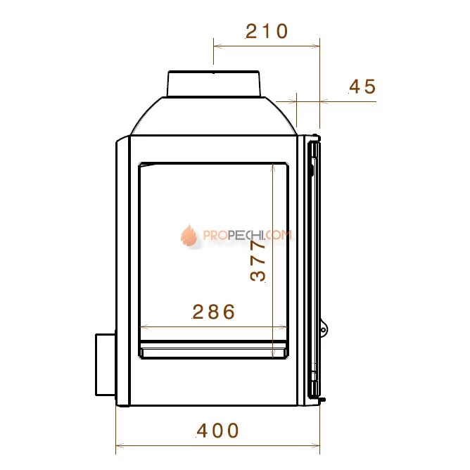 Каминная топка Liseo Castiron LCI 5 GF