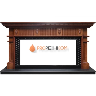 Портал Royal Flame Carlyle - Орех с черным