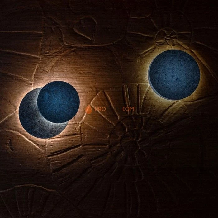 Светильник для сауны Licht-2000 Stonelight round Double 195/240 мм теплый белый