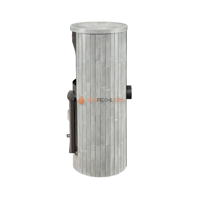 Отопительно-варочная печь Ферингер Лада ПФ - Серый Велюр наборный