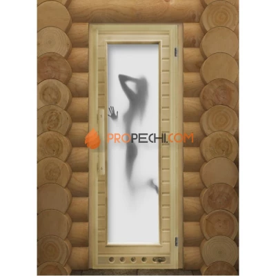 Дверь для бани DoorWood с фотопечатью Элит Люкс Искушение, 1850x730 мм