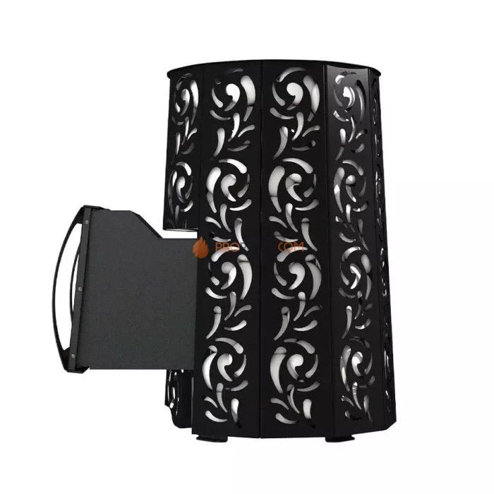 Дровяная печь для бани Grill’D Violet Short Window Max