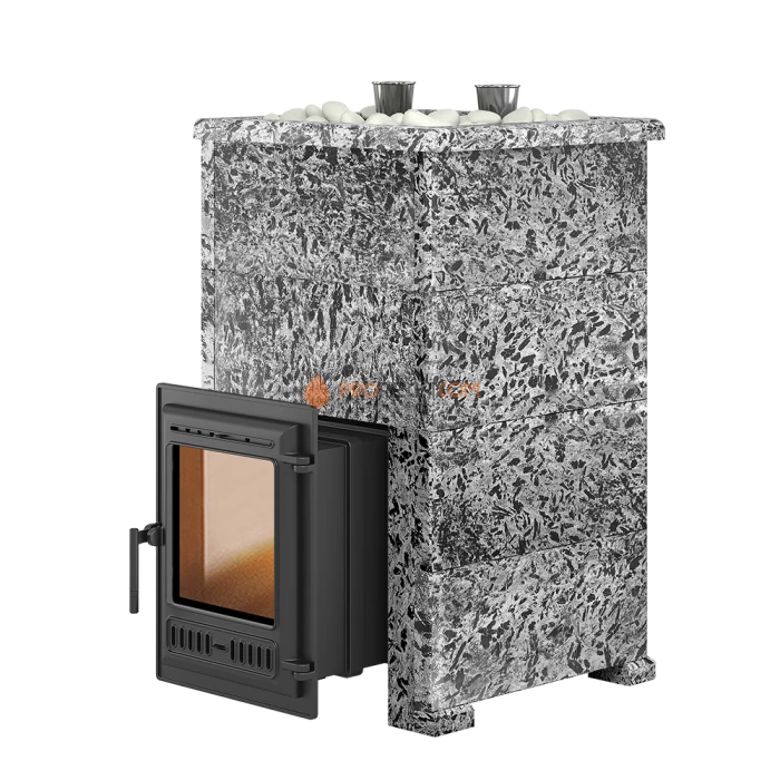 Чугунная печь для бани Эверест Steam Master 38 Пироксенит Элит, S-40