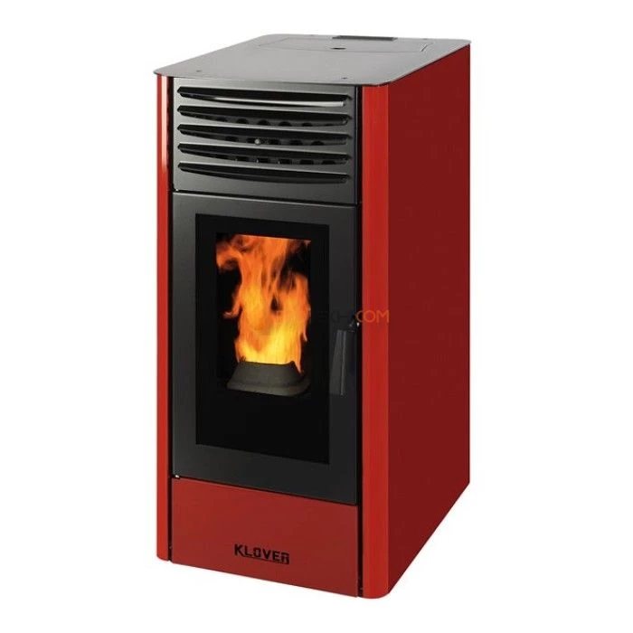 Отопительная печь Klover DEA ECO 12 (красный)