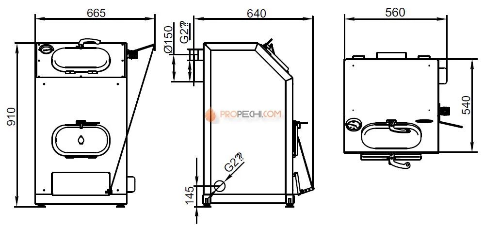 Котел Прагматик Автоматик, 30 кВт, АРТ, под ТЭН, желтый