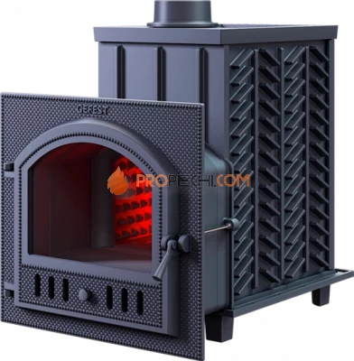Чугунная банная печь Гефест ЗК 25П