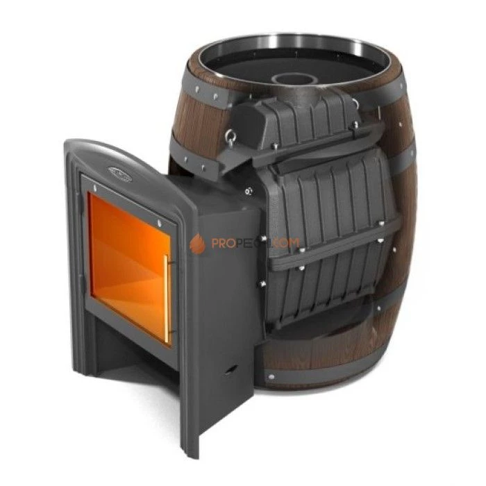 Печь для бани Термофор Вариата Cast Витра Баррель, палисандр
