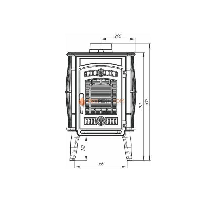 Печь-камин Атмосфера Маэстро