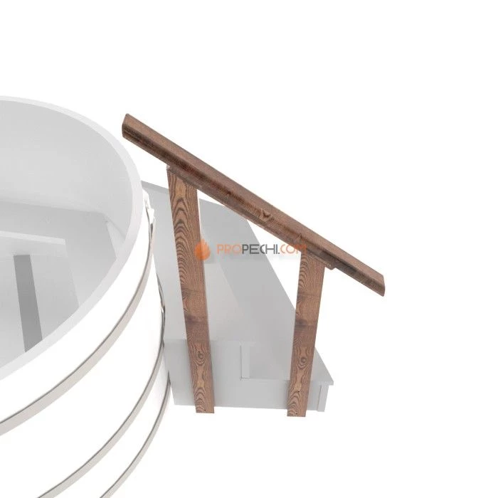 Перило BentWood для подиума лиственница морёная