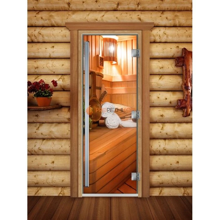 Дверь для бани DoorWood Престиж Фотопечать А032, 2000x800 мм