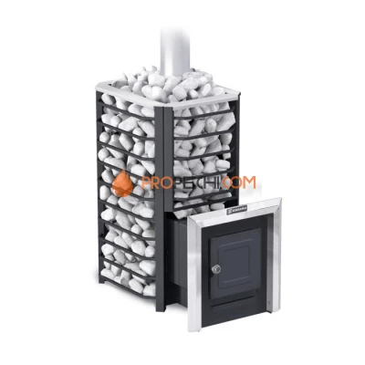 Дровяная печь для бани Ермак 24 Сетка-Стандарт (сталь)