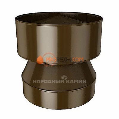 Конус-дефлектор 200/300 мм. коричневый (8017)