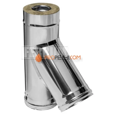 Сэндвич-тройник 135° 430, 0.5 мм из нерж. Ø150х210