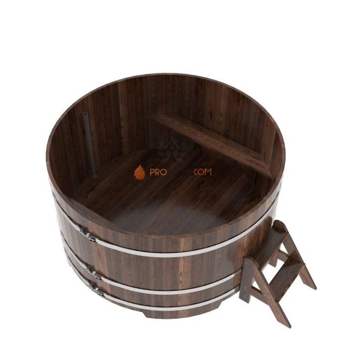 Купель BentWood круглая из мореной лиственницы d=1,80