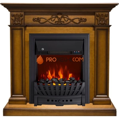 Каминокомплект Royal Flame Verona - Дуб антик с очагом Aspen Black