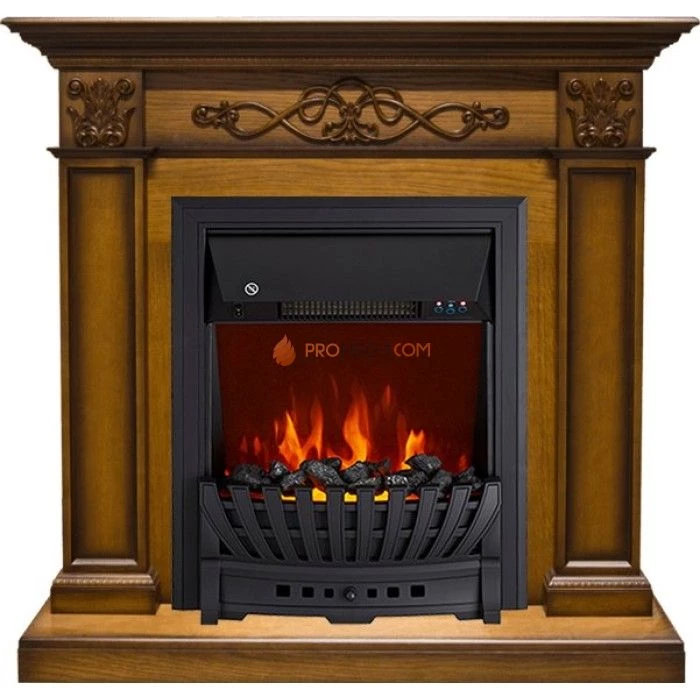 Каминокомплект Royal Flame Verona - Дуб антик с очагом Aspen Black