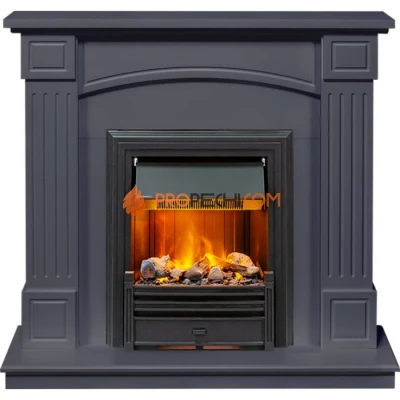 Каминокомплект Dimplex Boston - Серый графит (Высота 925см) с очагом Brookline Black