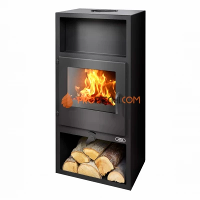 Печь-камин ABX Narvik I черная сталь