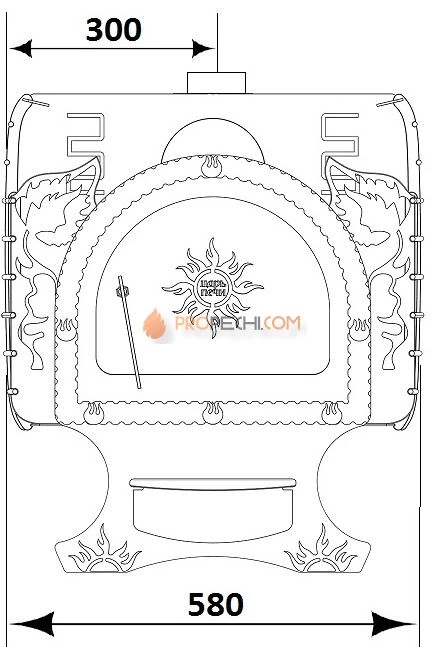 Банная печь Царь Печи Любаня Комфорт