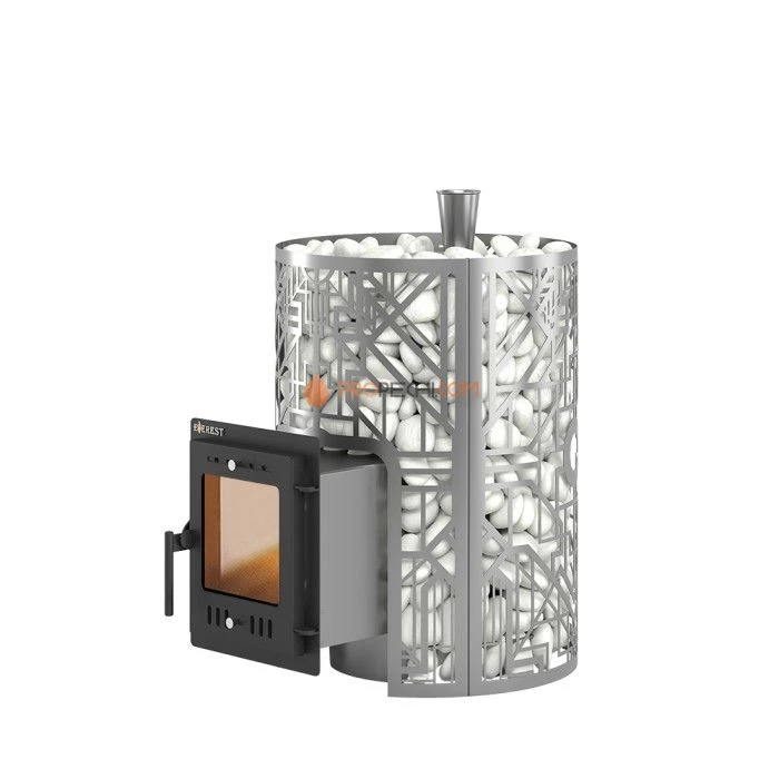 Дровяная печь для бани Эверест Steam Master GALAXY 18 INOX (210М)