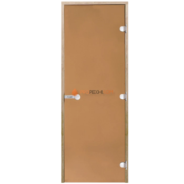 Дверь для бани Harvia STG 8x21 коробка ольха, стекло бронза