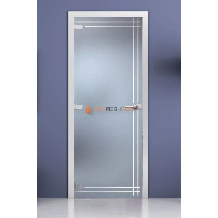 Стеклянная межкомнатная дверь DoorWood с рисунком Paris