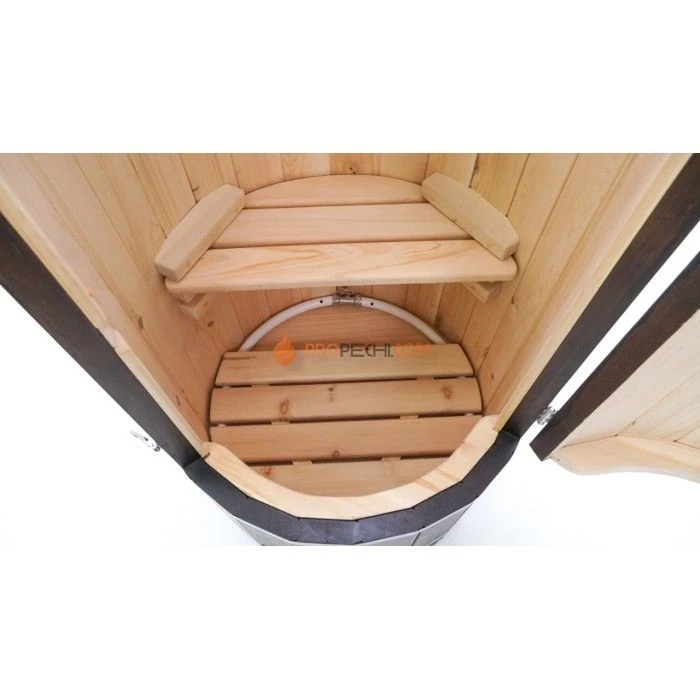 Фитобочка круглая НКЗ SMART из кедра, диаметр 78 см, высота 130 см / 25 мм