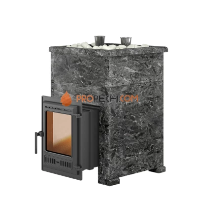 Чугунная печь для бани Эверест Steam Master 30 Пироксенит, S-40