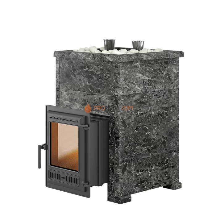 Чугунная печь для бани Эверест Steam Master 30 Пироксенит, S-40