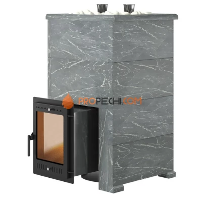 Дровяная печь для бани Эверест Steam Master 60 INOX Талькохлорит, S-40