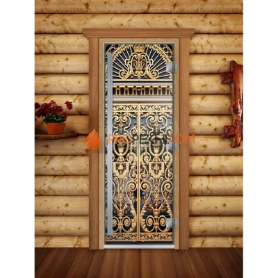 Дверь для бани DoorWood Престиж Фотопечать А029, 1900x700 мм