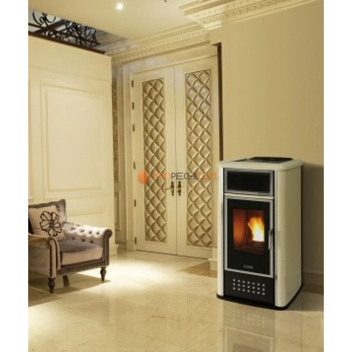 Отопительная печь Klover BELVEDERE 22 TOP (серебро)