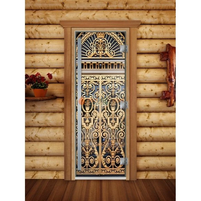 Дверь для бани DoorWood Престиж Фотопечать А029, 2000x800 мм