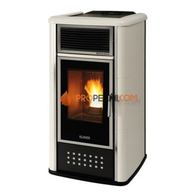 Отопительная печь Klover BELVEDERE 22 TOP (слоновая кость)