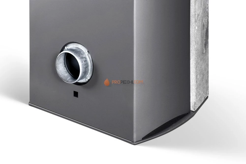 Печь-камин Thorma ALVESTA II, серый/стеатит