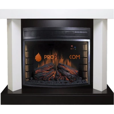 Каминокомплект Royal Flame Vancouver - Фактурный белый с очагом Dioramic 28 LED FX